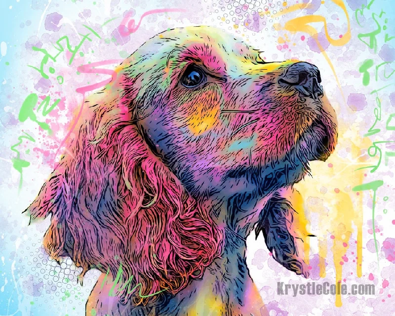 Cocker Spaniel Puppy Art Print