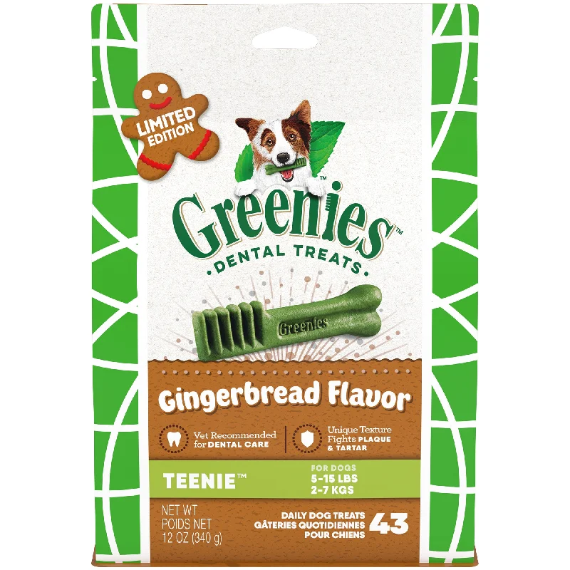 GREENIES - Gingerbread Teenie Dog Treat (340g)