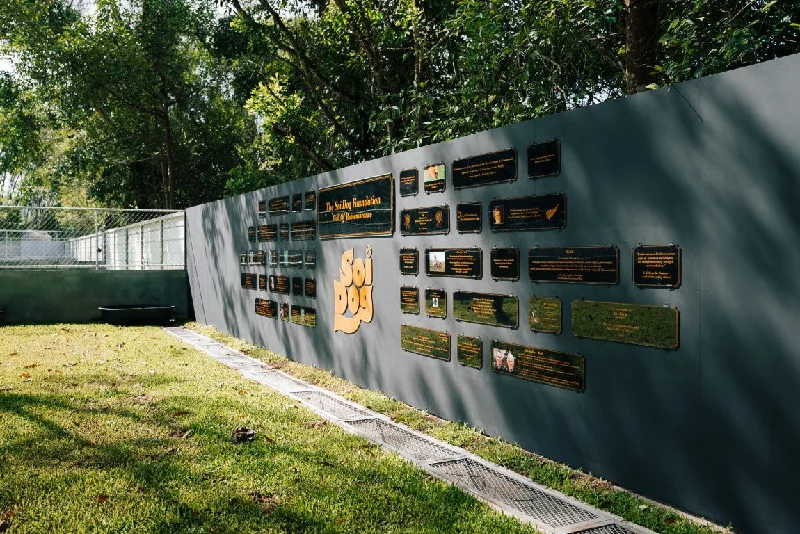 Wall Of Remembrance plaque (words only) 75cm x 20 cm