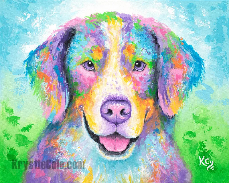 Bernese Mountain Dog Art Print