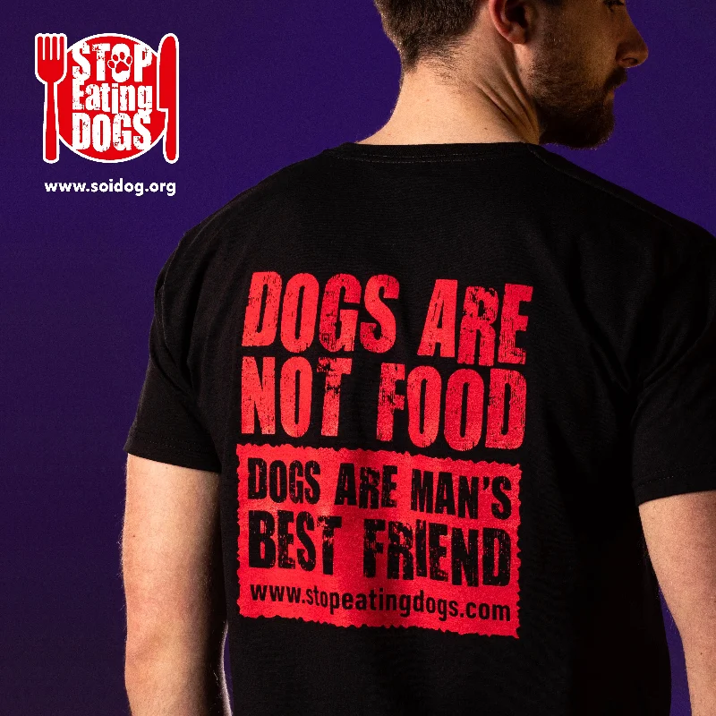 T. SHIRT - UNISEX - Stop Eating Dogs / Soi Dog Foundation