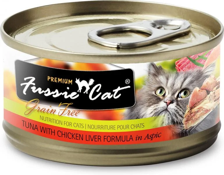 Fussie Cat Tuna w/ Chicken Liver 2.82 oz.