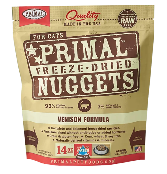 Primal Freeze-Dried Raw Cat Food Venison Formula *Special Order Only*