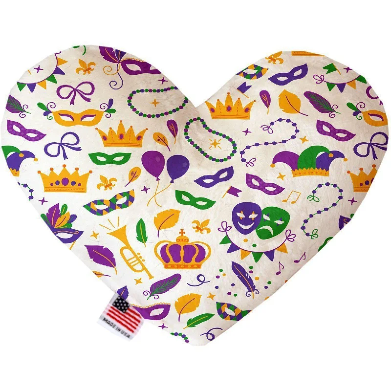 Heart Dog Toy Mardi Gras Masks