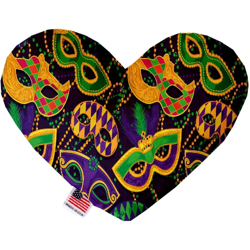 Heart Dog Toy Mardi Gras Masquerade