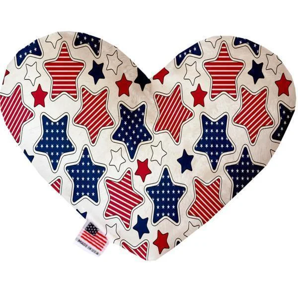 Heart Dog Toy Patriotic Stars