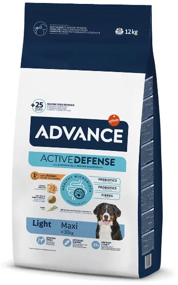 ADVANCE Maxi LIGHT, Pui şi orez 12kg