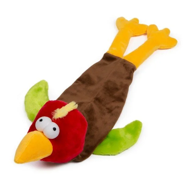 Animate - Turkey Squeaky Flat Dog Toy - 40cm