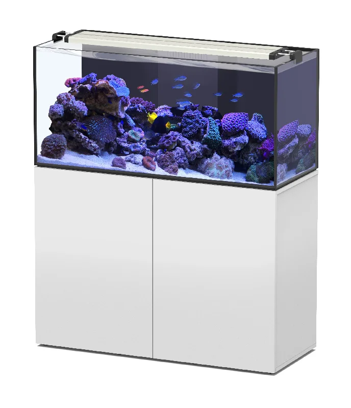 AQUAVIEW 120 AQUARIUM + CABINET 278L 2WD WHITE - 120x50x55cm