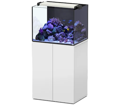 AQUAVIEW 65 AQUARIUM + CABINET 136L 2WD WHITE - 65x50x50cm