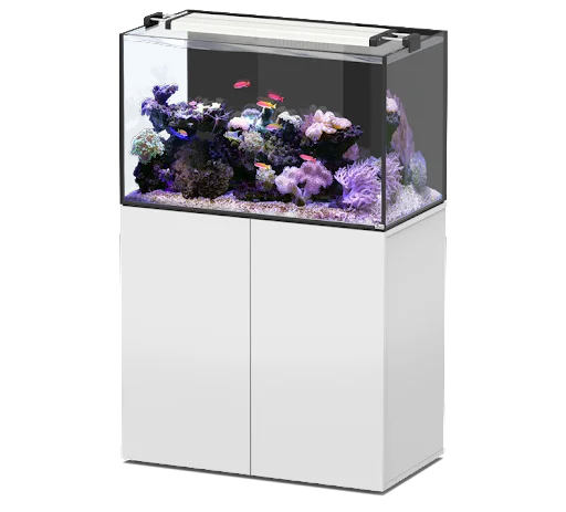 AQUAVIEW 92 AQUARIUM + CABINET 212L 2WD WHITE - 92x50x55cm