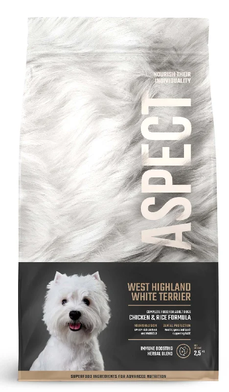 ASPECT West Highland White Terrier, piletina s rižom, 2,5kg