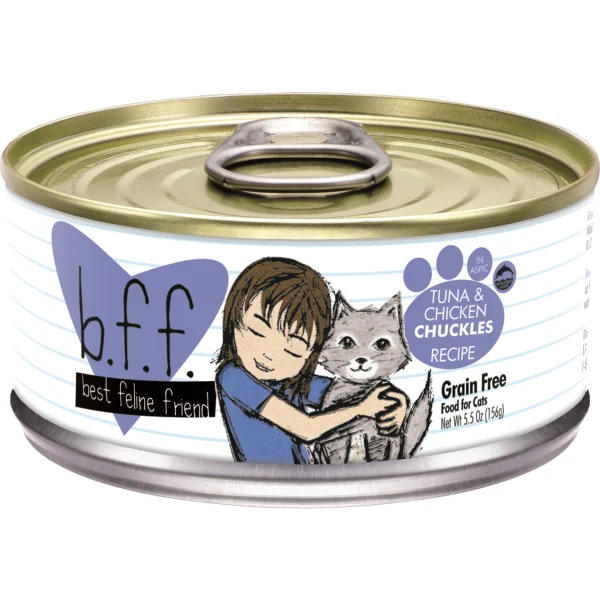 B.F.F. Chuckles Tuna and Chicken Dinner in Gelée, 156g (5.5oz)