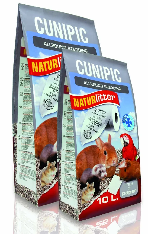 CUNIPIC Naturlitter, stelja za sve životinje, papirnati peleti, 4L