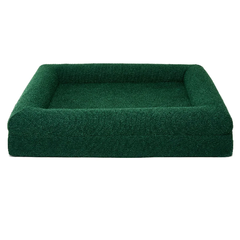 Dazy Dog Orthopaedic Memory Foam Dog Bed Forest Boucle