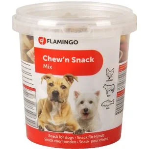 Flamingo Chew'n Snack Mix Bones