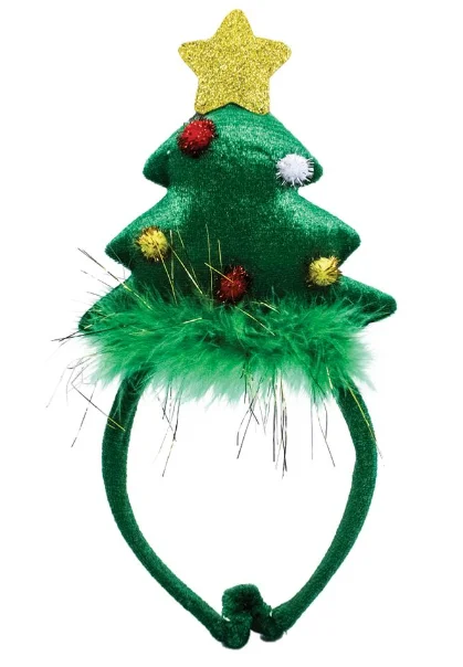 Happy Pet - Christmas Tree Headband - Med/Lrg