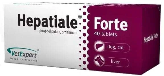 HEPATIALE FORTE Comprimate, câini şi pisici, combatere afecţiuni hepatice 40cp