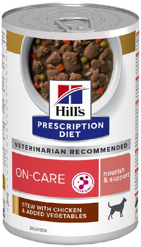 HILL's PD CANINE ON-CARE Conservă cu Tocaniţă de Pui şi Legume 354g