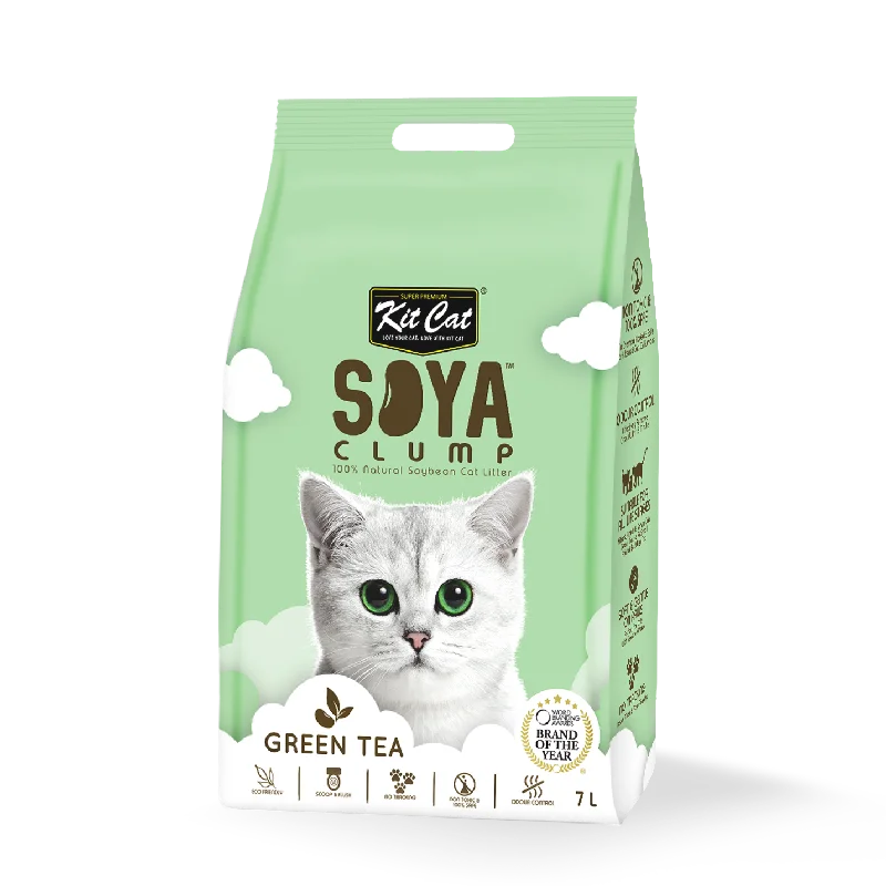 Kit Cat Soya Clumping Cat Litter Green Tea 7L