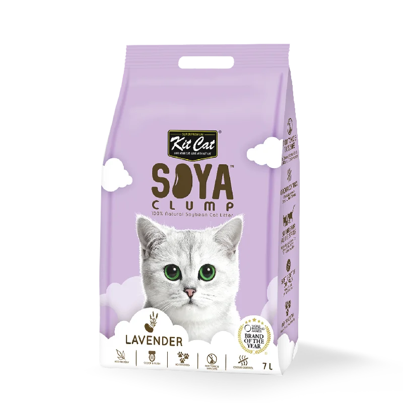 Kit Cat Soya Clumping Cat Litter Lavender 7L