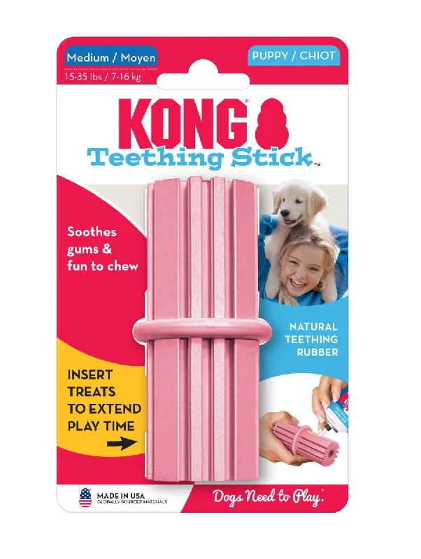 KONG Igračka za štence Puppy Teething Stick, M - 4,5x9x4,5cm