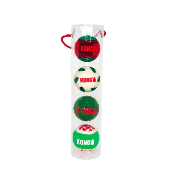 KONG - Xmas Occasions Balls - 4 pack - Medium