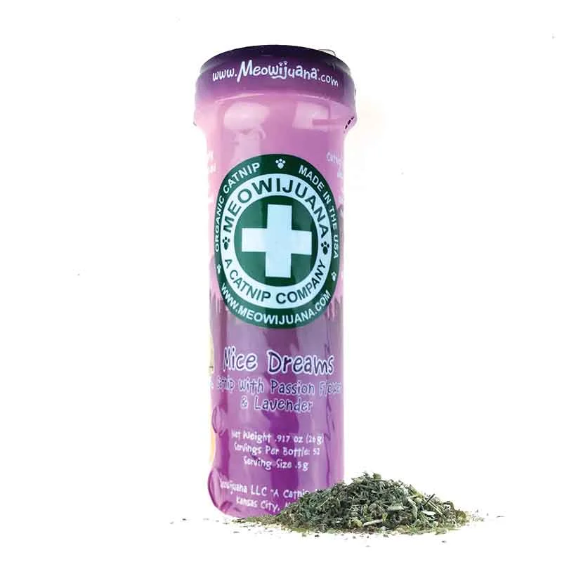 MEOWIJUANA Mice Dreams Catnip, Passion Flower & Lavender Blend, 26g