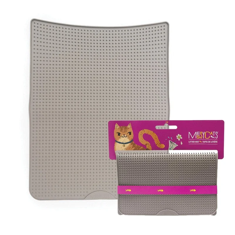 MESSY CATS Litter Mat, Grey