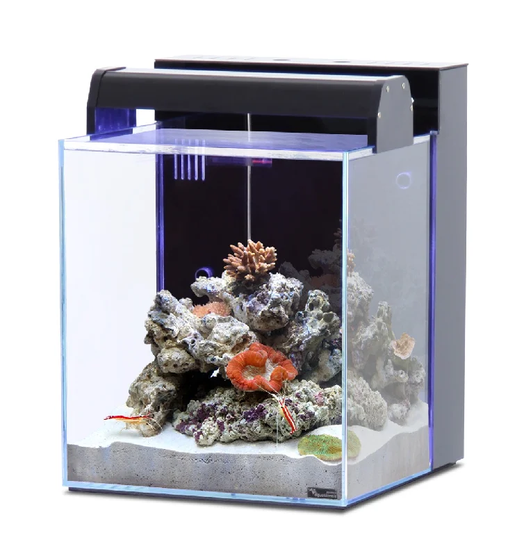 NANO MARIN 40 AQUARIUM OPTIWHITE GLASS BLACK - 32.9x34.8x42.8cm