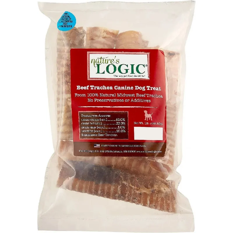 Nature’s Logic Beef Trachea Canine Dog Treat