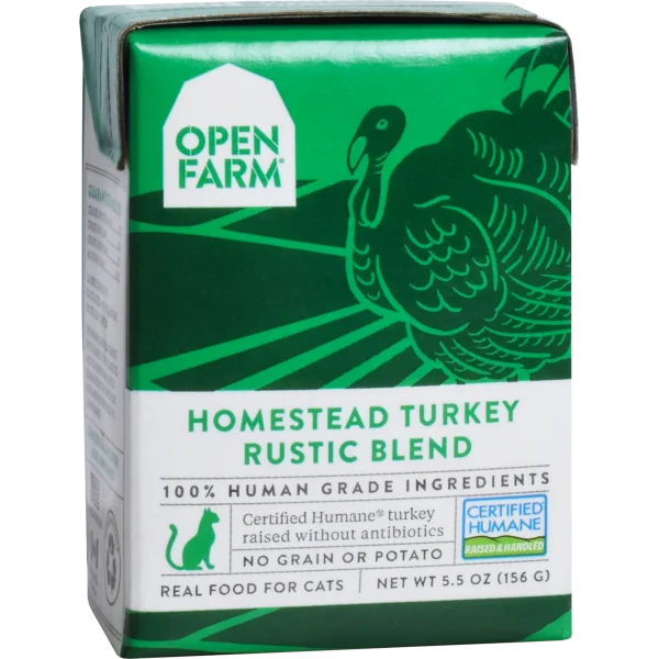 OPEN FARM Homestead Turkey Rustic Blend, 156g (5.5oz)