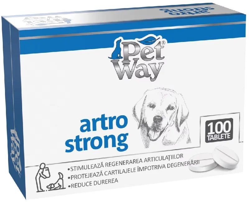 PETWAY Artro Strong Supliment nutritiv pentru câini, 100 tablete