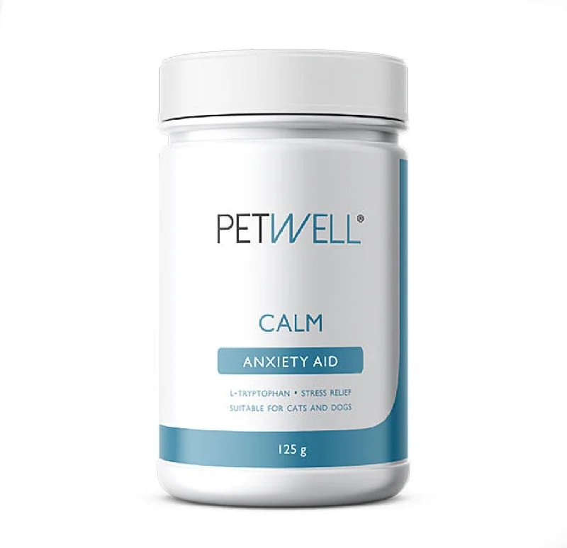 Petwell Calm Dog and Cat Supplement Anxiety Aid 125g