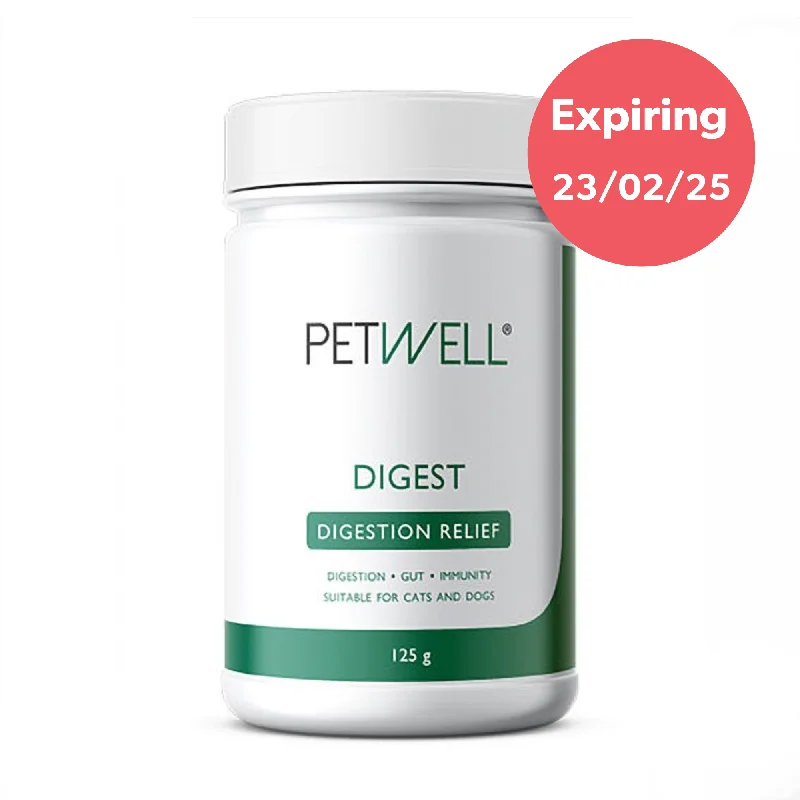 Petwell Digest Dog and Cat Supplement Digestion relief 125g