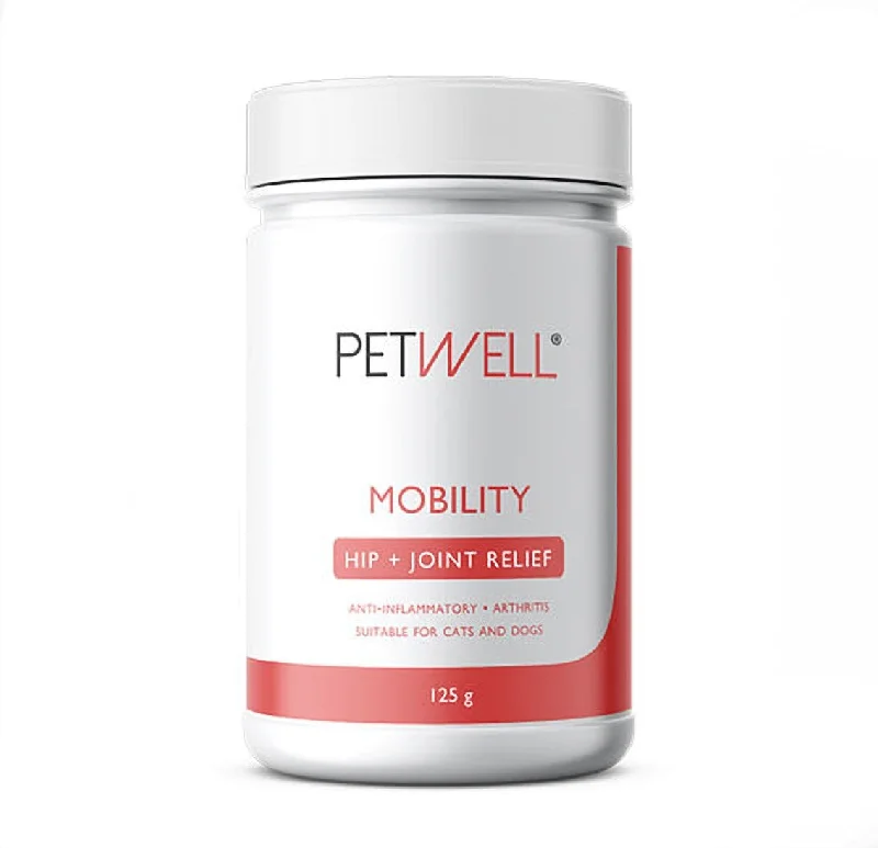 Petwell Mobility Dog and Cat Supplement Hip + Joint relief 125g