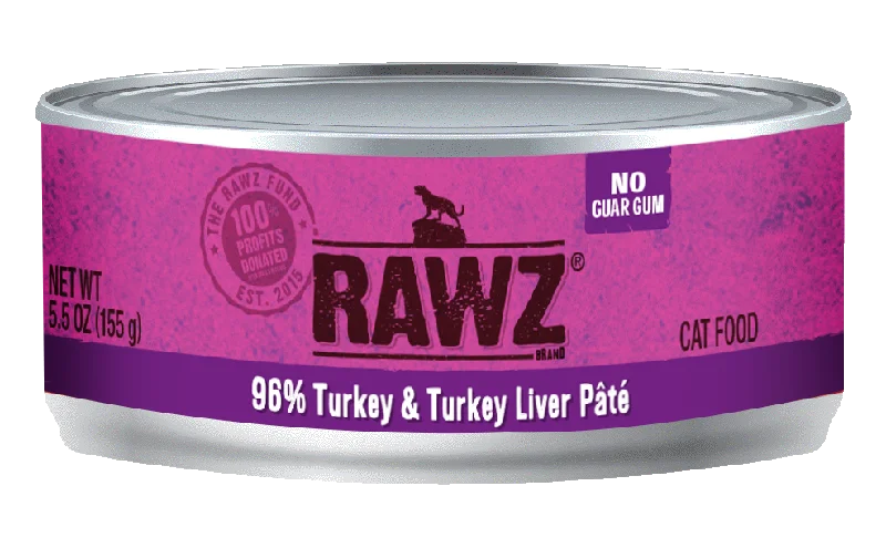 RAWZ 96%: Turkey and Turkey Liver Pâté, 155g (5.5oz)