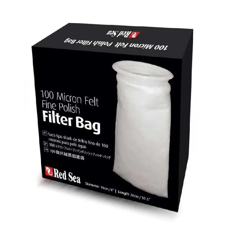 Red Sea Reefer Fine Felt Polishing Filter Socks White 4 In X 10.5 in