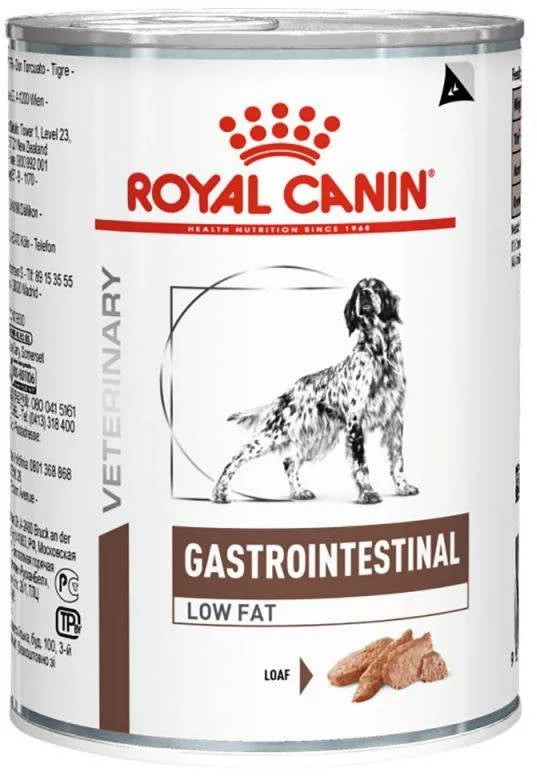 ROYAL CANIN VHN Gastrointestinal Low Fat Conservă pentru câini 420g