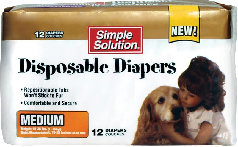 Simple Solution Disposable Diapers For Dogs