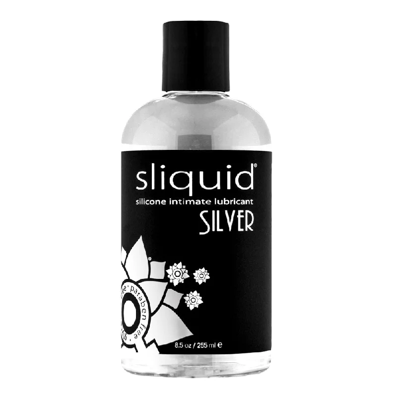 Sliquid Silver Silicone Lube Glycerine & Paraben Free 8.5oz