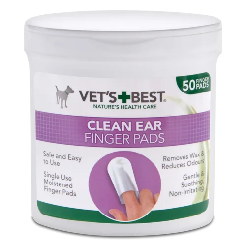 Vets Best Clean Ear Finger Pads