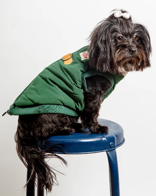 Warm Up Harness Jacket in Deep Green (FINAL SALE)