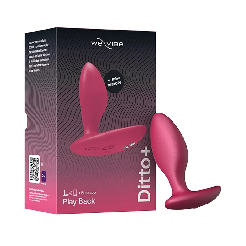 We Vibe Ditto + App and Remote Controlled Anal Vibrator (Assorted Colour)