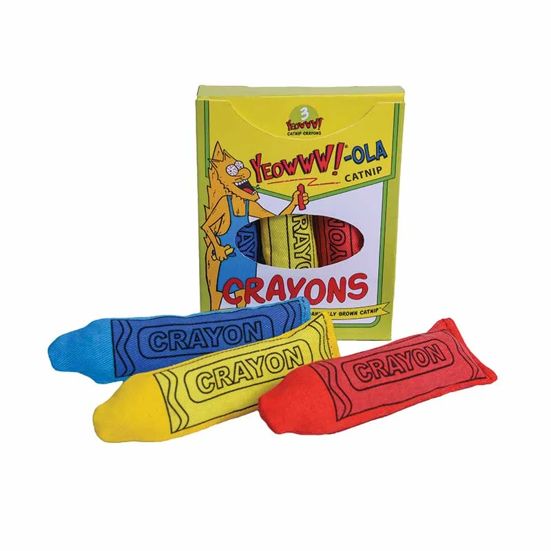 YEOWWW! -ola Catnip Crayons, 3ct